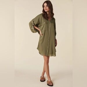 🪶Spell Linda Mini Dress NWT KHAKI🪶